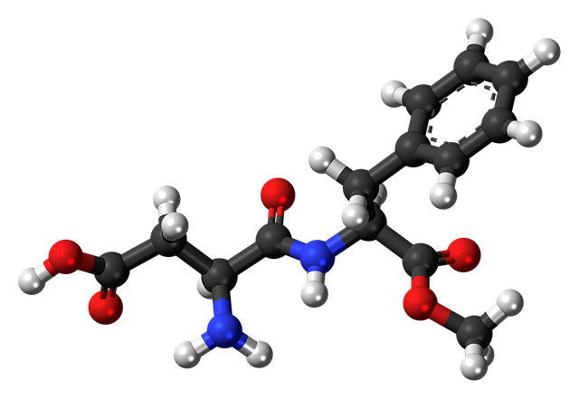 Aspartam, molekula aspartama, umetno sladilo