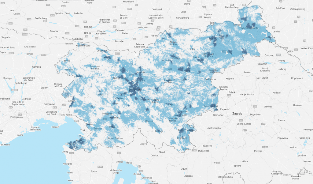 5G pokritost v Sloveniji že več kot 30 %